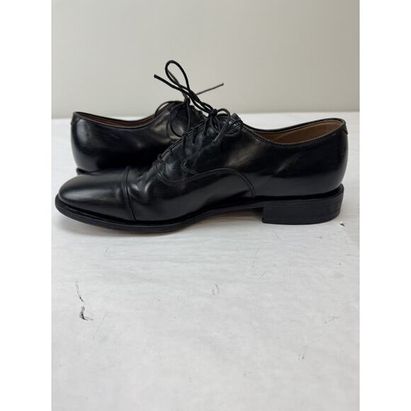 Men's Dress Shoes JOHNSTON & MURPHY Melton OPTIMA 02981 Sz 9.5 D/B Black Leather - Picture 3 of 7